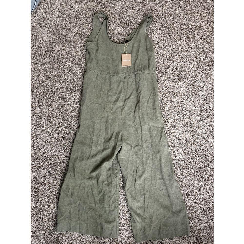 Patagonia Women's Garden Island‎ Jumpsuit 'River Rock Green' Size Medium
